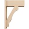 Ekena Millwork 7 1/2-in W x 18-in D x 26-in H Balboa Block Rough Cedar Woodgrain TimberThane Outlooker, Primed Tan OUTUR075X18X26BOA44RCPR - alternate 3